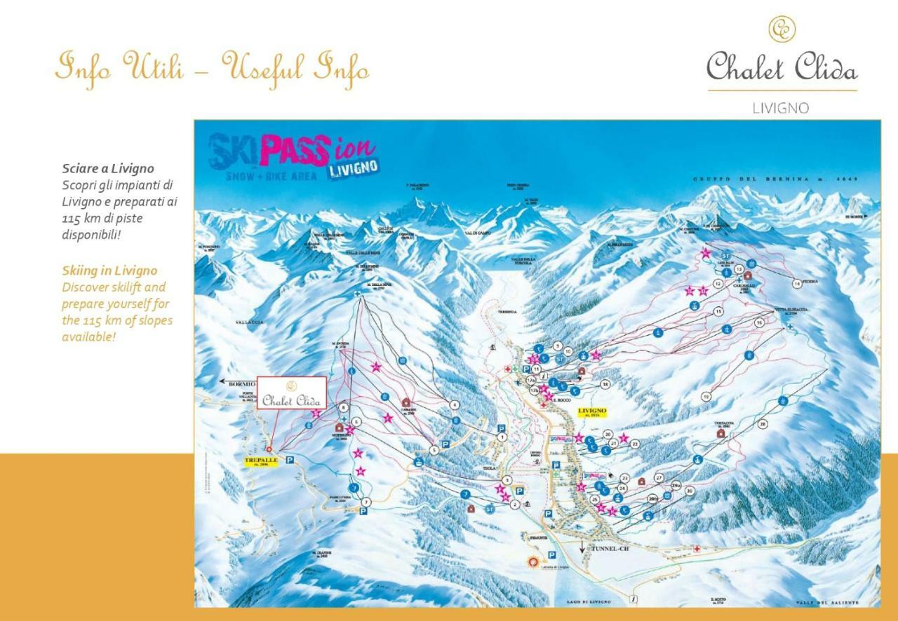 Chalet Clida Livigno Esterno foto